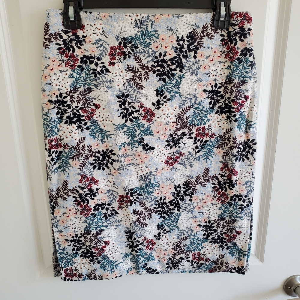 LOFT outlet printed pencil skirt
